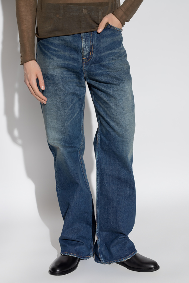 SAINT LAURENT PARIS｜JEANS (734311 Y07HA 4296) Yves saint laurent rouge volupte shine 130 - Blue Straight
